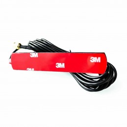Antenna wireless 433Mhz 2,2 dBi GSM con connettore SMA maschio RG174 3 metri