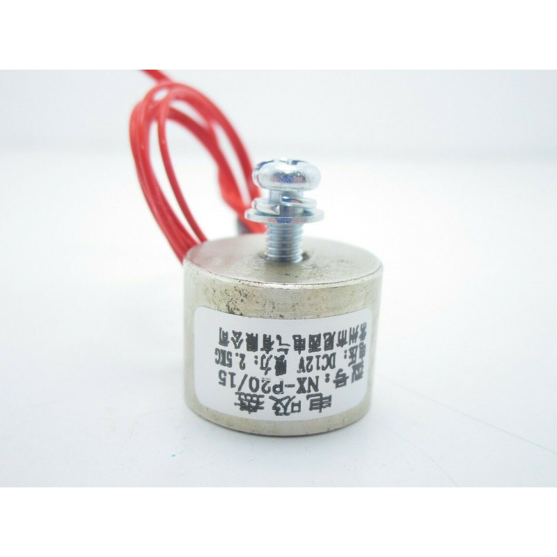 Calamita solenoide elettromagnete elettrocalamita 2,5kg 25N 12v P20/15