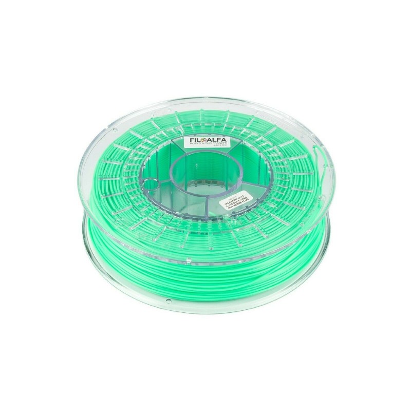 Filamento PLA 1,75mm 700g Verde Fluo bobina FILOALFA per stampante 3D ender 3