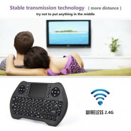 Mini tastiera wireless 2,4Ghz mouse touchpad per pc smart tv android console