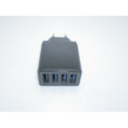 Caricatore usb Caricabatterie a parete muro 4 porte usb 5v 2A fastcharge