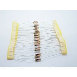 20pz Resistore resistenza strato di carbone tht 1/w 1KΩ 1K ±5% 0,25W Ø2,3x6mm