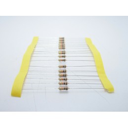 20pz Resistore resistenza strato di carbone tht 1/w 10KΩ 10K 5% 0,25W Ø 2,3x6mm