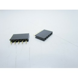 Strip line connettori 5 pin femmina contatti corti circuiti stampati arduino pcb