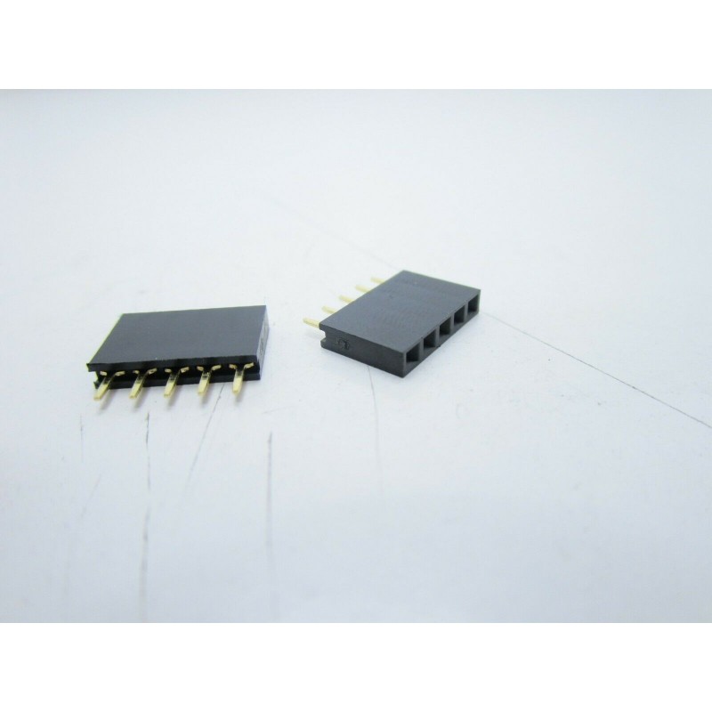 Strip line connettori 6 pin femmina contatti corti circuiti stampati arduino pcb