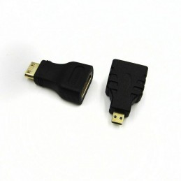 Cavo HDMI A HDMI con adattatori Mini HDMI Micro HDMI V1.4 HDTV 1080p 1,5mt pc tv