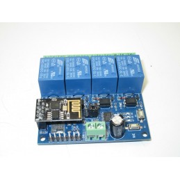 Modulo relè 4ch 5V wireless esp8266 ESP-01 controllo remoto tramite APP Android