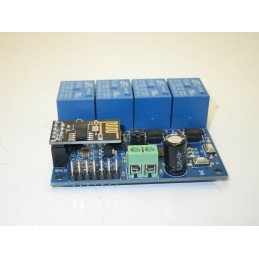 Modulo relè 4ch 5V wireless esp8266 ESP-01 controllo remoto tramite APP Android