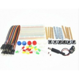 Kit elettronica mini breadboard led 5mm dupont fotoresistenze jack 9v resistenze