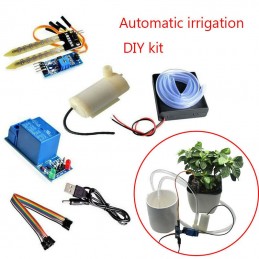 Kit sistema automatico di irrigazione con rilevamento umidità del suolo e pompa