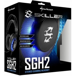 Cuffie usb a filo per gaming surround Skiller Sharkoon SGH2 con microfono volume