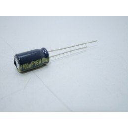 5 pezzi Condensatore elettrolitico 100uf 16v PANASONIC EEUFC1C101 6,3x11,2mm
